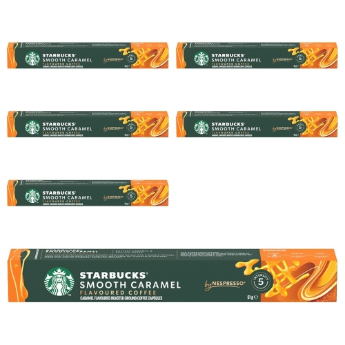 스타벅스 네스프레소 스무스 캐러멜향 캡슐커피 5.1g 10캡슐 (6팩)_이미지