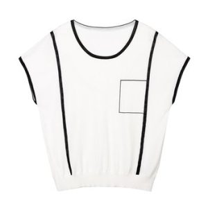 아날도바시니 라인 배색 니트 AW07KP41W