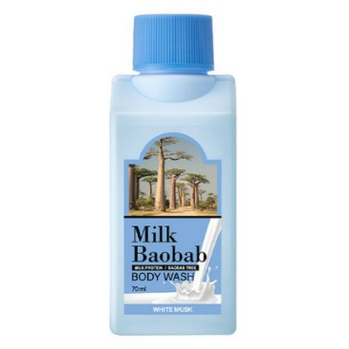 밀크바오밥 여행용 바디워시 화이트머스크 70ml (1개)_이미지