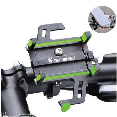 웨스트바이킹 시그니처베이지 스마트폰 거치대 YPZ066 (그린)_이미지