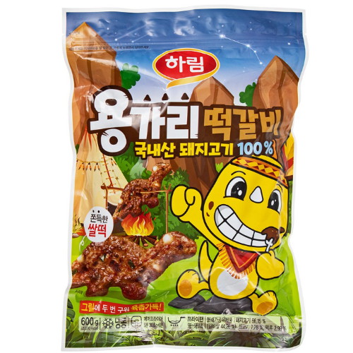 하림 용가리 떡갈비 600g (4개)_이미지