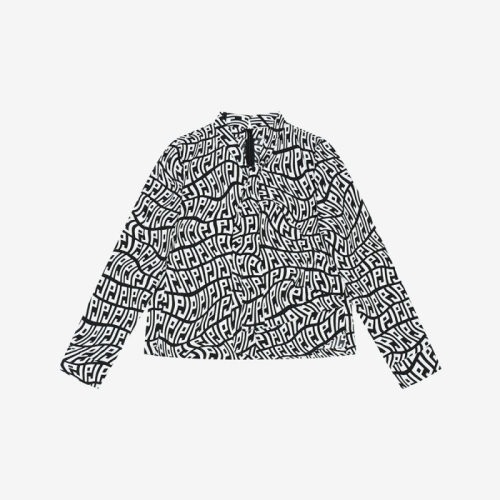 SI 패턴 타이 블라우스 SLLBAX2419_이미지