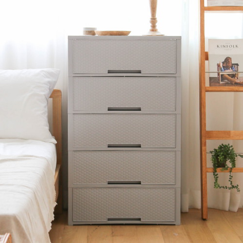 코멧 라탄 와이드 5단 서랍장 600_이미지