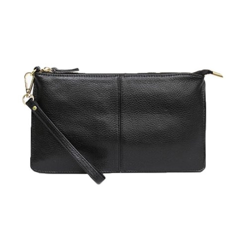 [불명] 엠제이쇼핑 여성 검정 크로스백 가죽 핸드백 클러치 미니 숄더백 W3F1742