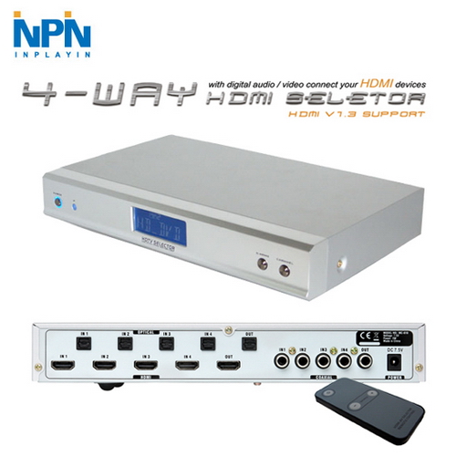 PS3 4-WAY HDMI 셀렉터 (XBOX360 사용가능) : iNPiN_이미지