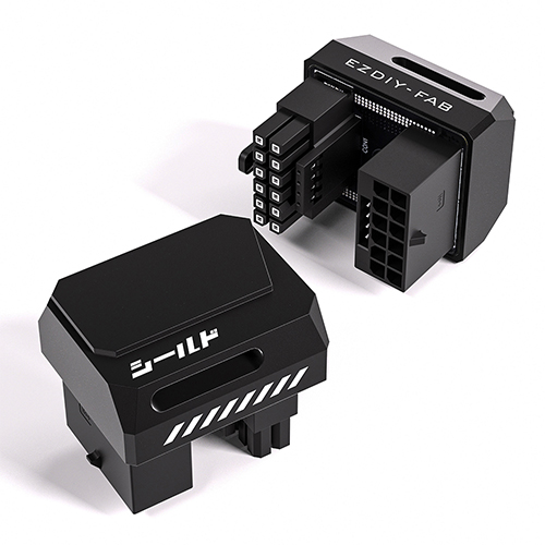 EZDIY-FAB SHIELD 12V-2X6 RVS 180도 어댑터 (블랙)_이미지