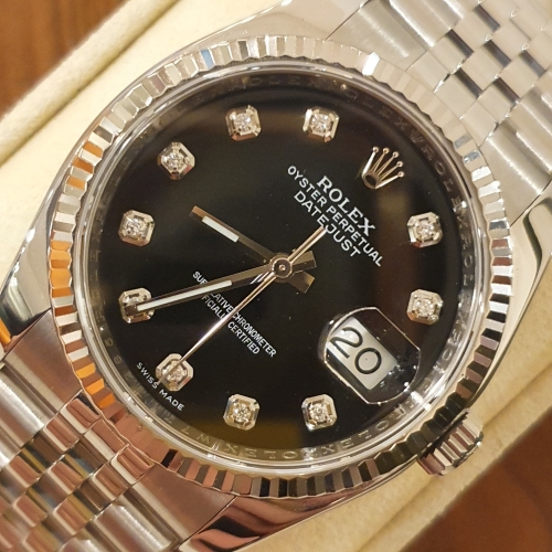 롤렉스 데이저스트36 스틸 로만 검판 116234_이미지