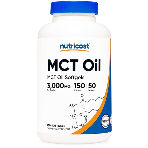 뉴트리코스트 MCT 오일 3000mg 150캡슐 (1개)_이미지