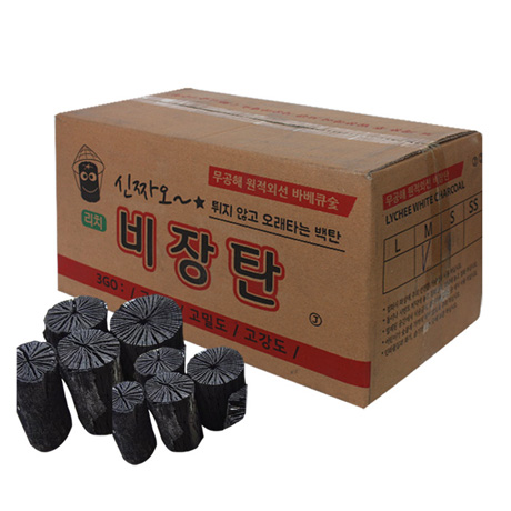 신자오 바베큐참숯 비장백탄 10kg_이미지