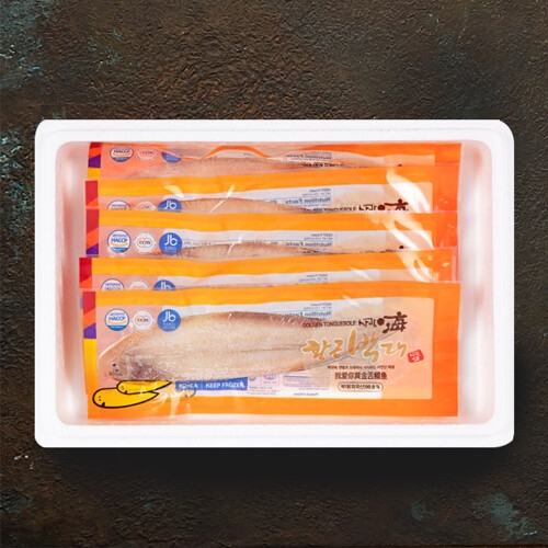 작심밀도 산지직송 군산 황금박대 실속 3호 5미 1미/1팩/100-119g_이미지