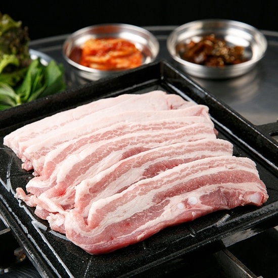 템포크 통밀먹인 고소한 삼겹살 구이용 1kg (1개)
