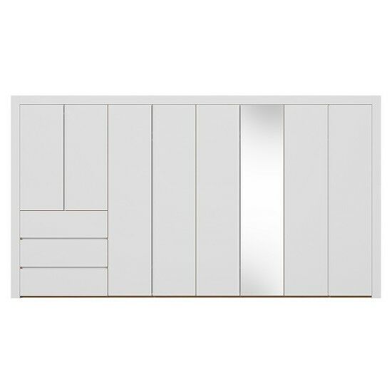 한샘 바이엘채널 거울 붙박이장 데일리서랍형 (320cm)_이미지