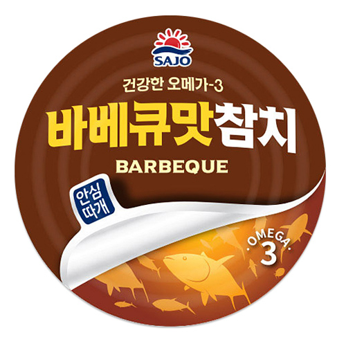 사조대림 사조 바베큐맛 참치 안심따개 100g (15개)_이미지