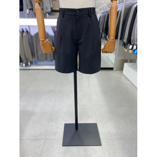 앤드지 남자 여름 원턱 슬랙스 반바지 BOE2PH1001_이미지