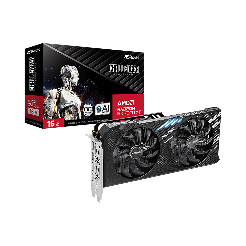 ASRock 라데온 RX 7600 XT CHALLENGER OC D6 16GB 대원씨티에스_이미지