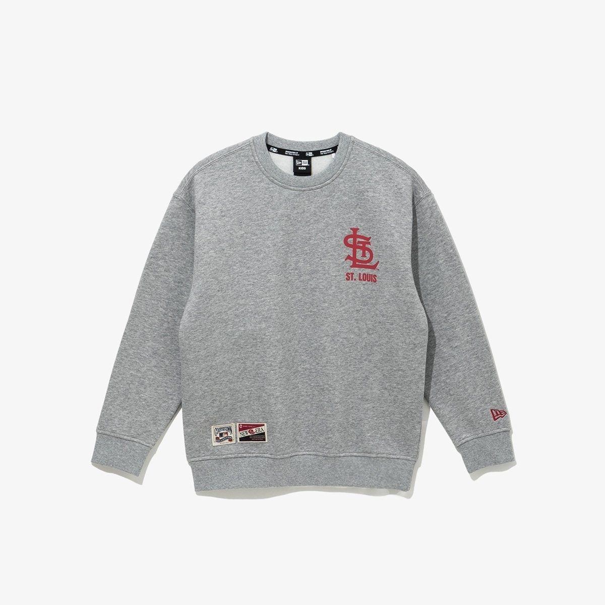 NEW ERA ERA키즈 키즈 기모 세인트루이스 카디널스 챔피언스 맨투맨 헤더 그레이 148643
