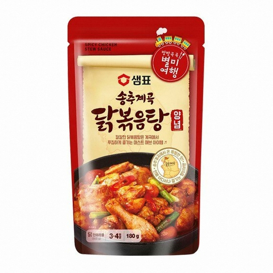샘표식품 송추계곡 닭볶음탕 양념 180g이미지입니다. 누르면 해당 게시물로 새창이동합니다.