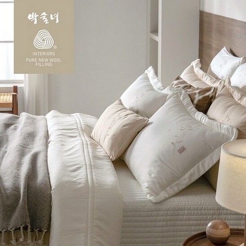 솔휘 박술녀 연화 양모 이불 침구세트 (슈퍼싱글 SS)_이미지