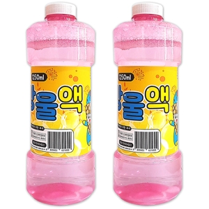 애들랜드 비눗방울 리필 1250ml x 2p 혼합 색상_이미지