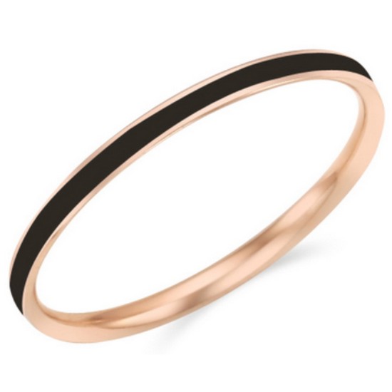 이랜드 로이드 14K 에폭시 블랙 미스링 반지 LRS21144G