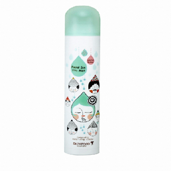 스킨푸드 페이셜 아이스 비타 워터 드롭 미스트 대용량 (300ml)