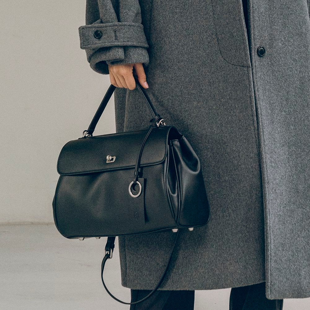 시야쥬 SI-AC3061 Leather Michelle Bag S_Black_이미지
