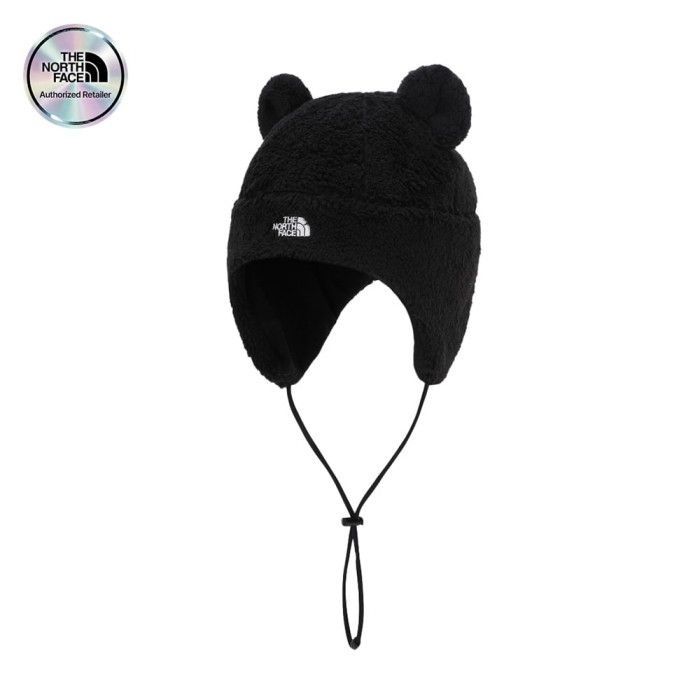 노스페이스키즈 NE3BS54 BLK 애니메이트 이어머프 비니 NE3BS54R