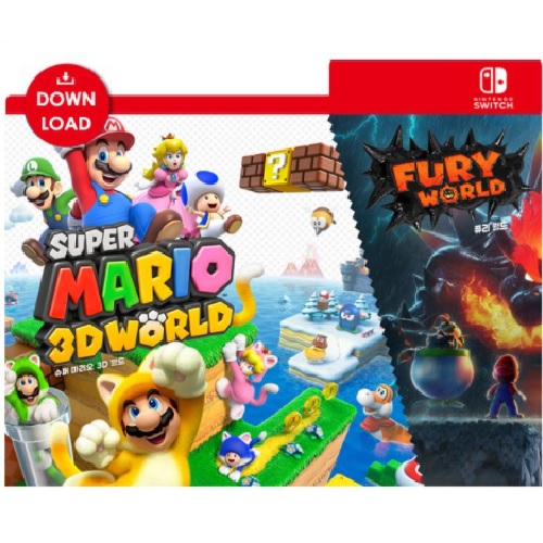 Nintendo 슈퍼 마리오 3D 월드 + 퓨리 월드 한글판 (SWITCH, 다운로드코드)