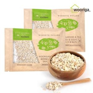 우리가스토리 압착 귀리 오트밀 1kg (2개)