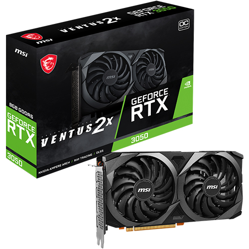MSI ������ RTX 3050 ������ 2X OC V1 D6 8GB