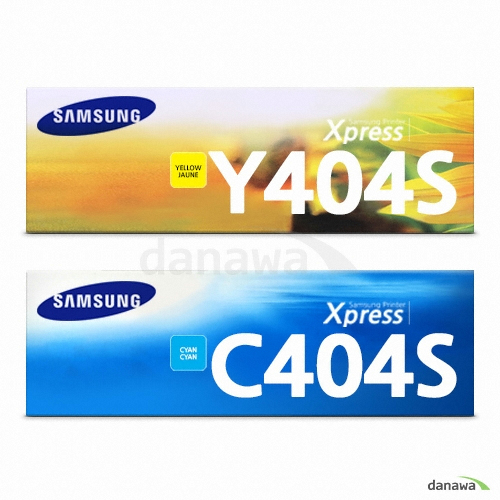 삼성전자 정품 CLT-C404S, CLT-Y404S 2색 세트_이미지