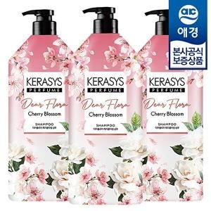 애경 케라시스 디어플로라 체리블라썸 샴푸 1500ml (3개)