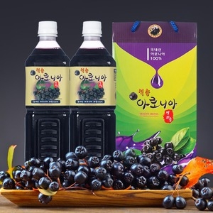  아로니아 국산 과즙원액 1L [4개]