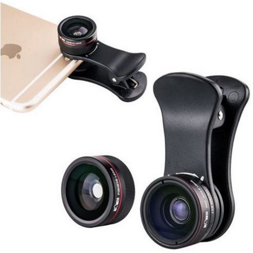 스마트폰 광각 접사 어안 렌즈세트 KLS-SPL3BK