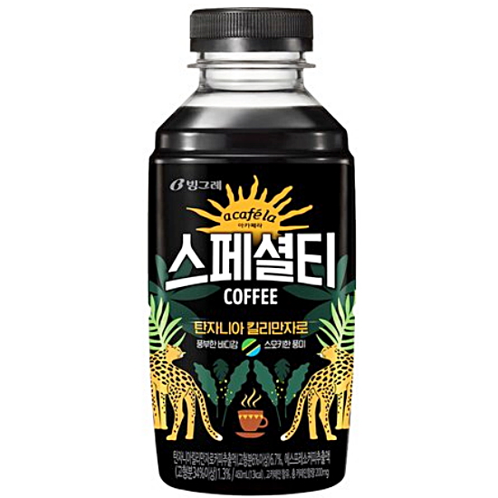 빙그레 아카페라 스페셜티 탄자니아 킬리만자로 460ml (1개)