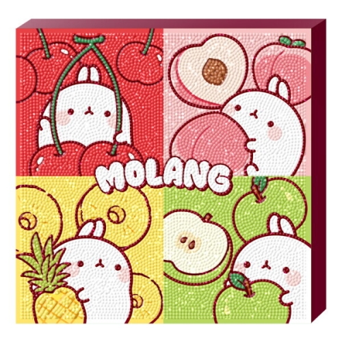 토이앤퍼즐 DIY 보석십자수 캔버스 몰랑 후르츠 25x25 BS25-604_이미지