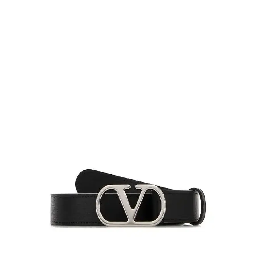 �߷�Ƽ�� ����ٴ� Black leather VLogo belt 8Y2T0SM3UPC 0NO 20JP1