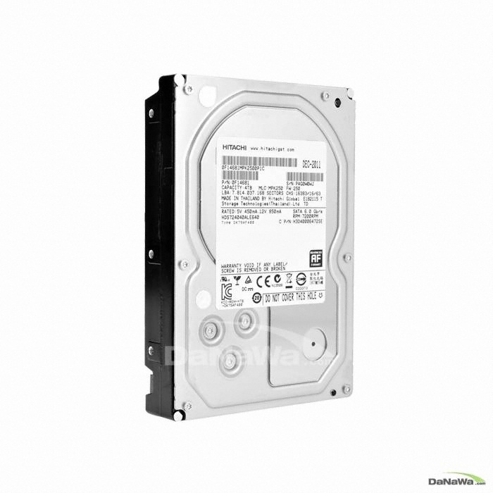 HGST 4TB Deskstar 7K4000 HDS724040ALE640 (SATA3/7200/64M)_이미지