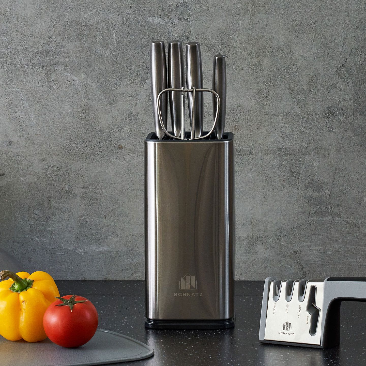 슈나츠 올 스테인리스 무녹 칼세트