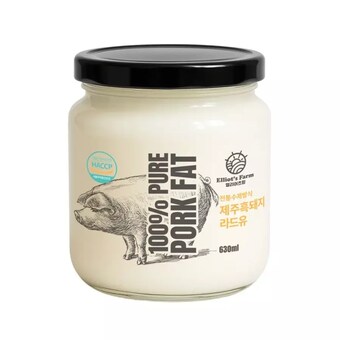 리포메이드 엘리어츠팜 제주흑돼지 <b>라드</b><b>유</b> 630ml
