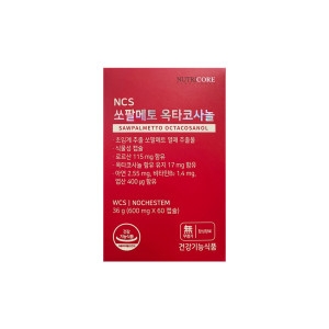 뉴트리코어 NCS 쏘팔메토 옥타코사놀 60캡슐 (3개)_이미지