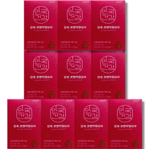 뉴트리바이오텍 안국건강 안국 코엔자임Q10 60캡슐 (10개)_이미지