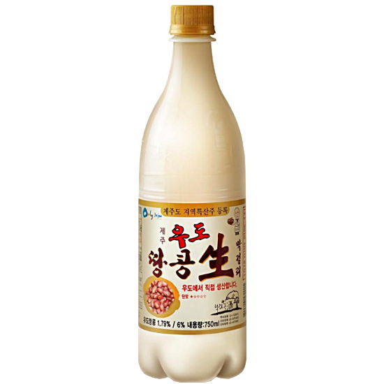 낙화곡주 우도 땅콩 막걸리 750ml (20개)_이미지