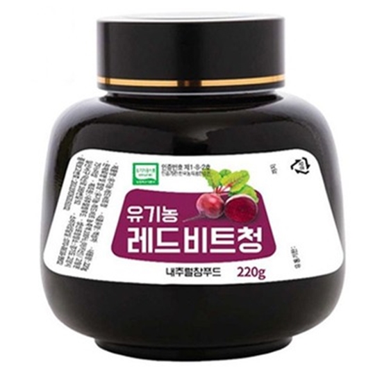 내추럴참푸드 유기농 레드비트청 220g (1개)