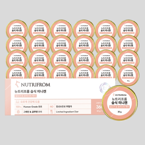 뉴트리프롬 닭고기&유리너리 캔 360g (30g x 12p) (2개)_이미지
