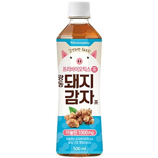 광동제약 프리바이오틱스 돼지감자차 500ml (6개)_이미지