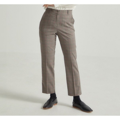 이랜드 로엠 빅템 체크 일자핏 슬랙스 RMTWB4901A-T