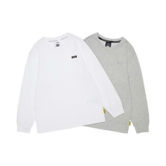 ltgt 티셔츠 K265UPA010 남여공용 라운드 긴팔 2PACK세트 고학년 170딜 K265UPA010CH