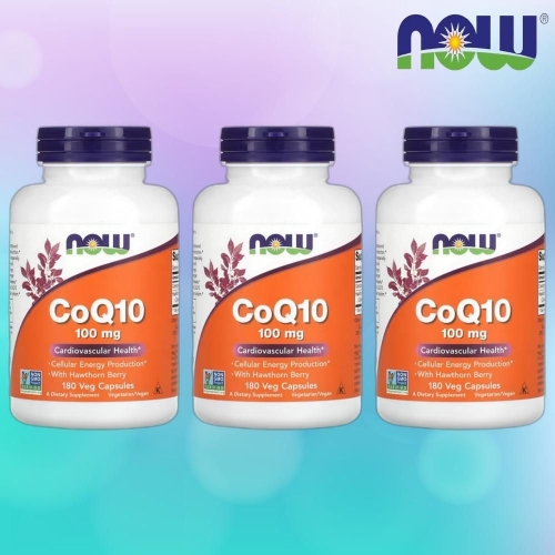 나우푸드 CoQ10 100mg 180캡슐 (3개)_이미지