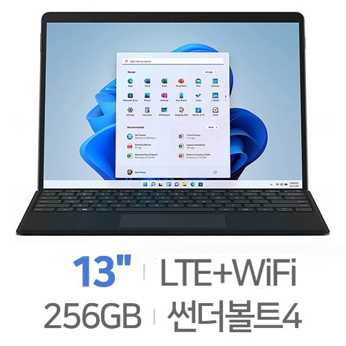 Microsoft 서피스 프로8 코어i5 8GB램 LTE [SSD 256GB]